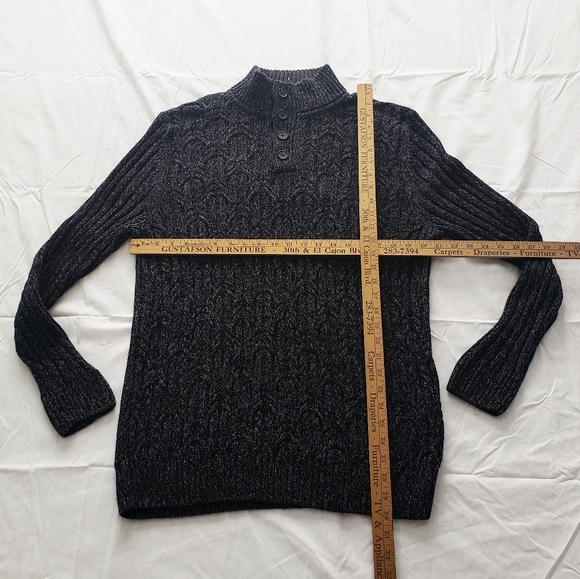 Tasso Elba Knit Sweater 4 Button High End Heavy XL - Picture 11 of 11